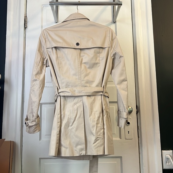 Trench Coat: Button Down Tan - Picture 2 of 4